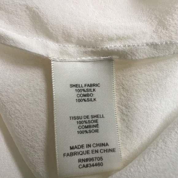 𝅺REBECCA Taylor Silk Top/ Size 10 - Picture 5 of 7